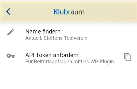 Request API Token