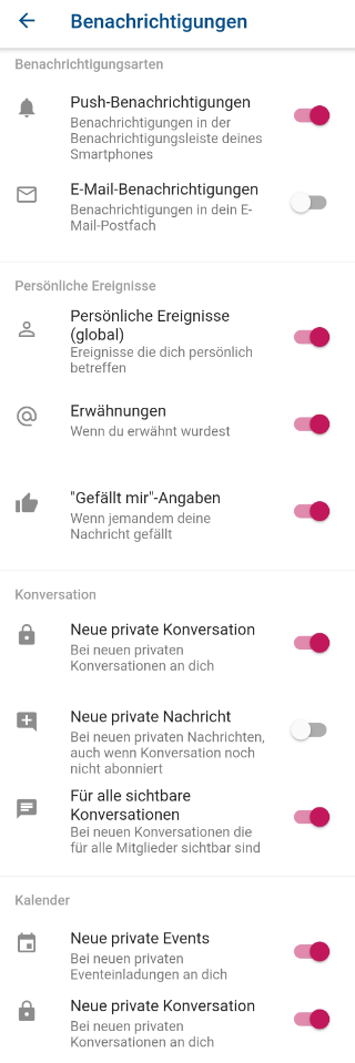 Notification Settings