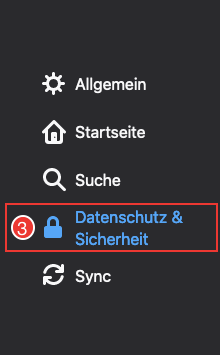 Browser Menu