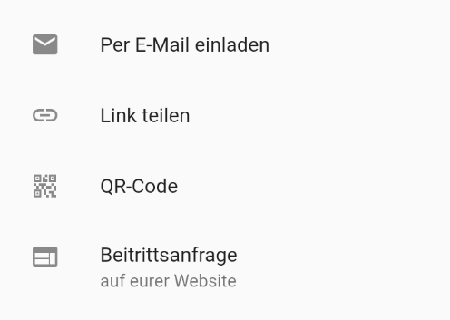 Invite members