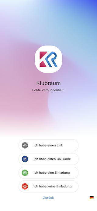 Klubraum Join Screenshot