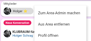 Appoint Area Admin