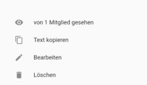 Delete message
