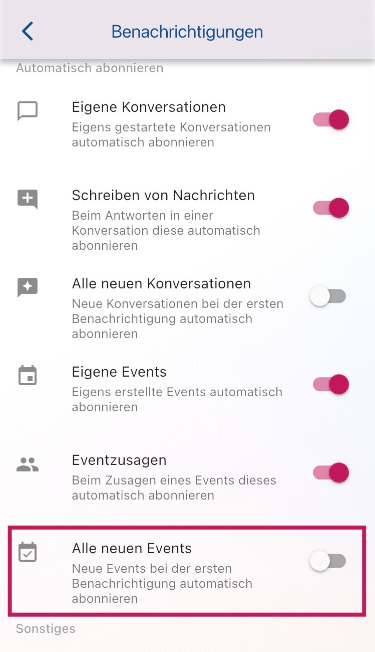 Calendar Notifications