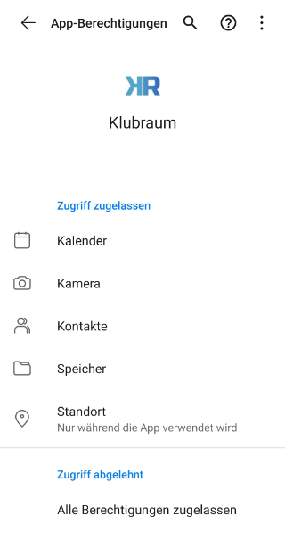 Android access permissions